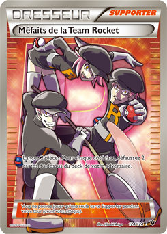 Carte Pokémon Méfaits de la Team Rocket 124/124 de la série Impact des Destins en vente au meilleur prix