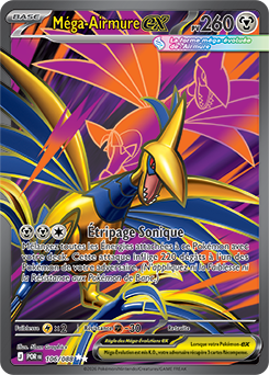 Carte Pokémon Méga Airmure ex 106/88 de la série Équilibre Parfait en vente au meilleur prix
