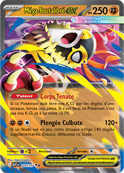 Carte Pokémon Méga Brutalibré ex 116/217 de la série Héros Transcendants en vente au meilleur prix