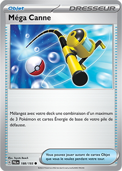 Carte Pokémon Méga Canne 188/193 de la série Évolutions à Paldea en vente au meilleur prix