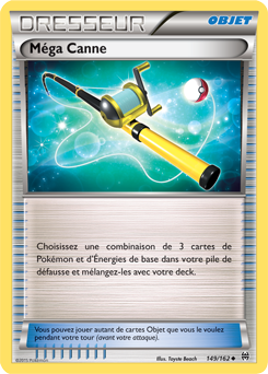 Carte Pokémon Peu commune Méga Canne 149/162 de la série Impulsion Turbo