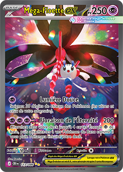 Carte Pokémon Méga Floette ex 117/86 de la série Chaos Ascendant en vente au meilleur prix