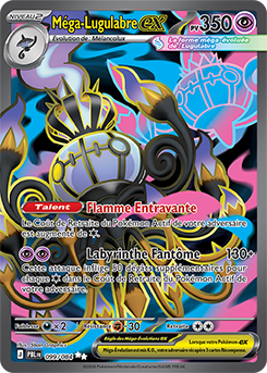 Carte Pokémon Méga Lugulabre ex 99/84 de la série Nuit Noire en vente au meilleur prix