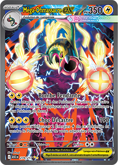 Carte Pokémon Méga Ohmassacre ex 278/217 de la série Héros Transcendants en vente au meilleur prix