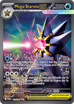 Carte Pokémon Méga Staross ex 118/88 de la série Équilibre Parfait en vente au meilleur prix
