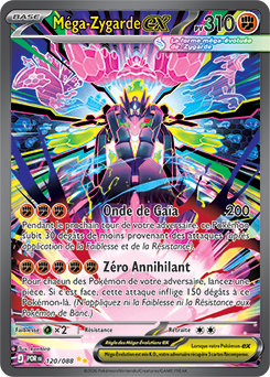 Carte Pokémon Méga Zygarde ex 120/88 de la série Équilibre Parfait en vente au meilleur prix