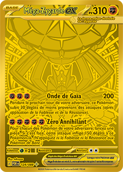 Carte Pokémon Méga Zygarde ex 124/88 de la série Équilibre Parfait en vente au meilleur prix