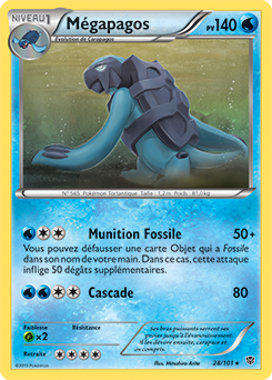 Carte Pokémon Mégapagos 28/101 de la série Explosion Plasma en vente au meilleur prix