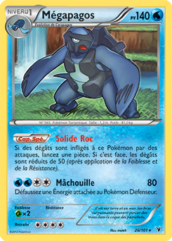 Carte Pokémon Mégapagos 26/101 de la série Nobles Victoires en vente au meilleur prix