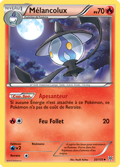 Carte Pokémon Mélancolux 22/135 de la série Tempête Plasma en vente au meilleur prix
