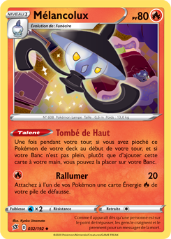 Carte Pokémon Mélancolux 32/192 de la série Clash des Rebelles en vente au meilleur prix