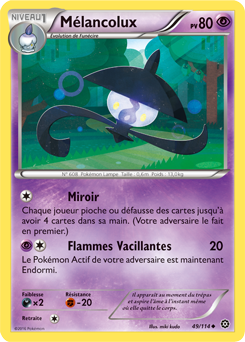 Carte Pokémon Mélancolux 49/114 de la série Offensive Vapeur en vente au meilleur prix