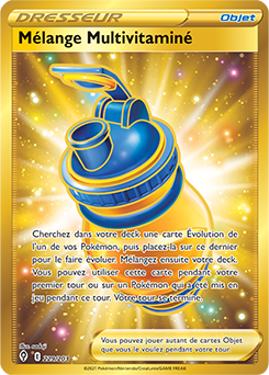 Carte Pokémon Mélange Multivitaminé 229/203 de la série Évolution Céleste en vente au meilleur prix