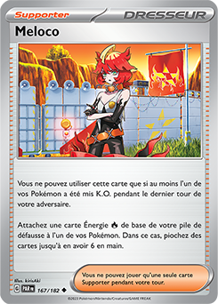 Carte Pokémon Meloco 167/182 de la série Faille Paradoxe en vente au meilleur prix