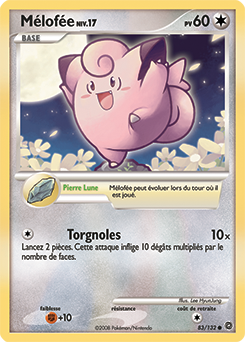 Carte Pokémon Mélofée 83/132 de la série Merveilles Secrètes en vente au meilleur prix