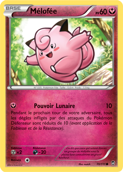 Carte Pokémon Mélofée 70/111 de la série Poings Furieux en vente au meilleur prix