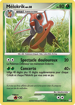Carte Pokémon Rare Mélokrik 27/123 de la série Trésors Mystérieux