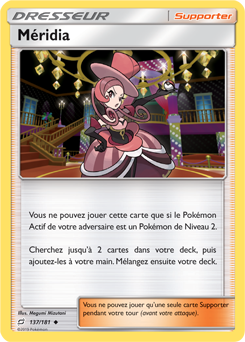 Carte Pokémon Méridia 137/181 de la série Duo de Choc en vente au meilleur prix