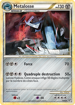 Carte Pokémon Rare Metalosse 18/90 de la série Indomptable