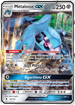 Carte Pokémon Métalosse GX 85/145 de la série Gardiens Ascendants en vente au meilleur prix