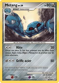 Carte Pokémon Metang 64/146 de la série Eveil des Légendes en vente au meilleur prix