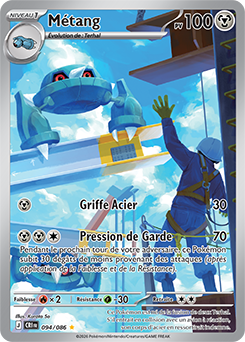 Carte Pokémon Métang 94/86 de la série Chaos Ascendant en vente au meilleur prix