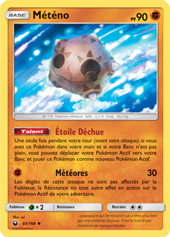 Carte Pokémon Météno 83/168 de la série Tempête Céleste en vente au meilleur prix