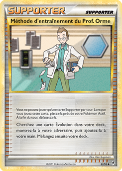 Carte Pokémon Peu commune Méthode d'entraînement du Prof. Orme 82/95 de la série Appel des Légendes