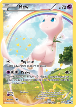 Carte Pokémon Promo Mew XY110 de la série Promos XY