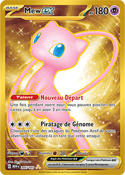 Carte Pokémon Mew ex 205/165 de la série 151 en vente au meilleur prix