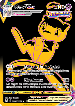 Carte Pokémon Pokemon Gold EB Mew VMAX TG30/TG30 de la série Origine Perdue