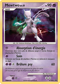 Carte Pokémon Mewtwo 9/100 de la série Aube Majestueuse en vente au meilleur prix