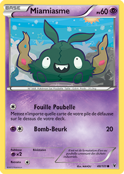 Carte Pokémon Miamiasme 48/101 de la série Nobles Victoires en vente au meilleur prix