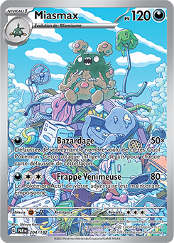 Carte Pokémon Miasmax 204/182 de la série Faille Paradoxe en vente au meilleur prix