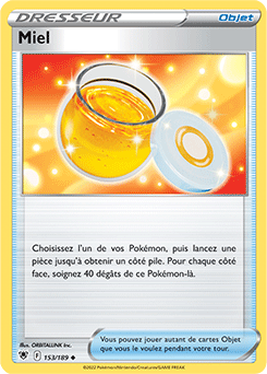 Carte Pokémon Miel 153/189 de la série Astres Radieux en vente au meilleur prix