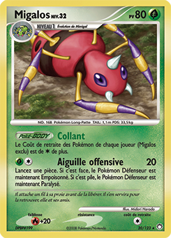 Carte Pokémon Migalos 20/123 de la série Trésors Mystérieux en vente au meilleur prix