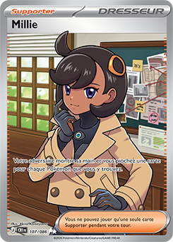 Carte Pokémon Millie 107/86 de la série Chaos Ascendant en vente au meilleur prix
