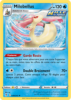 Carte Pokémon Milobellus 38/203 de la série Évolution Céleste en vente au meilleur prix