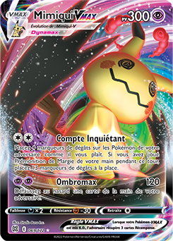 Carte Pokémon Mimiqui VMAX 069/172 de la série Stars Étincelantes en vente au meilleur prix