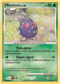 Carte Pokémon Mimitoss 116/132 de la série Merveilles Secrètes en vente au meilleur prix