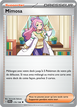Carte Pokémon Mimosa 179/198 de la série Écarlate et Violet en vente au meilleur prix