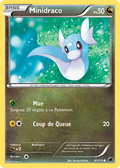 Carte Pokémon Minidraco 81/116 de la série Glaciation Plasma en vente au meilleur prix