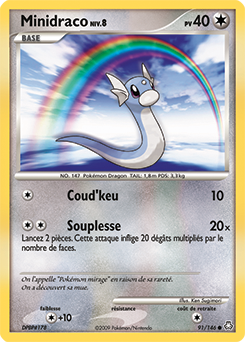 Carte Pokémon Minidraco 91/146 de la série Eveil des Légendes en vente au meilleur prix