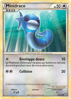 Carte Pokémon Commune Minidraco 62/102 de la série Triomphe