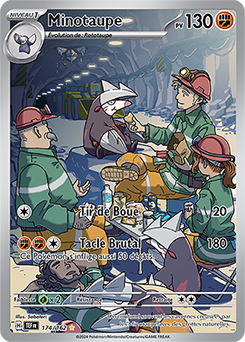 Carte Pokémon Minotaupe 174/162 de la série Forces Temporelles en vente au meilleur prix