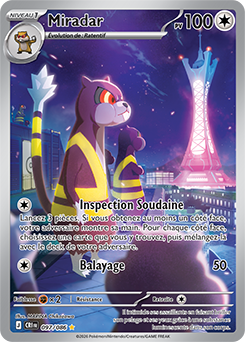 Carte Pokémon Miradar 97/86 de la série Chaos Ascendant en vente au meilleur prix