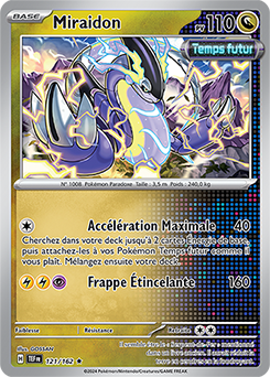 Carte Pokémon Miraidon 121/162 de la série Forces Temporelles en vente au meilleur prix