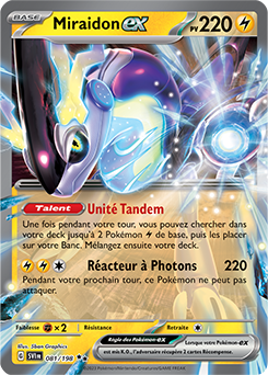 Carte Pokémon Miraidon ex 081/198 de la série Écarlate et Violet en vente au meilleur prix