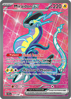 Carte Pokémon Miraidon ex 227/198 de la série Écarlate et Violet en vente au meilleur prix