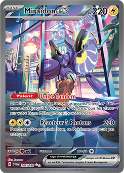 Carte Pokémon Miraidon ex 244/198 de la série Écarlate et Violet en vente au meilleur prix